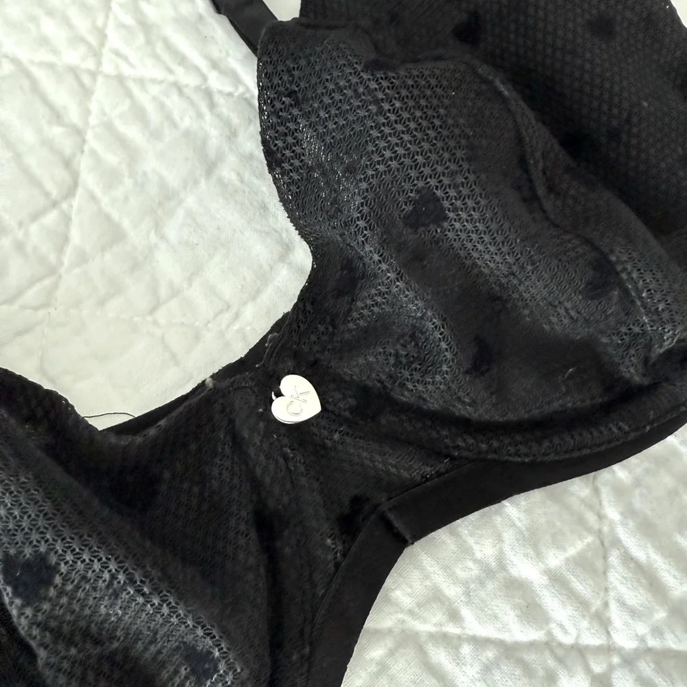 Calvin Klein Black Underwire Bra with Adjustable Straps